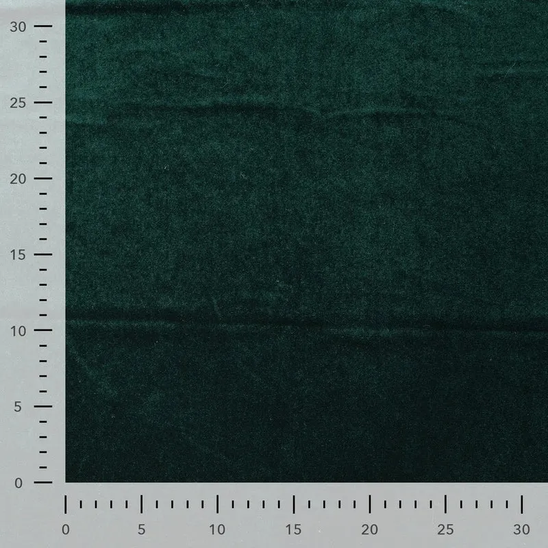 Stretch Samt Dunkelgrün
