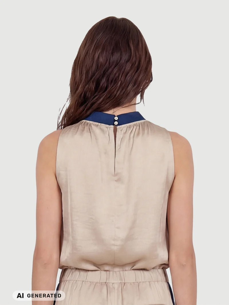DIEM Top Halfter - Navy Mix