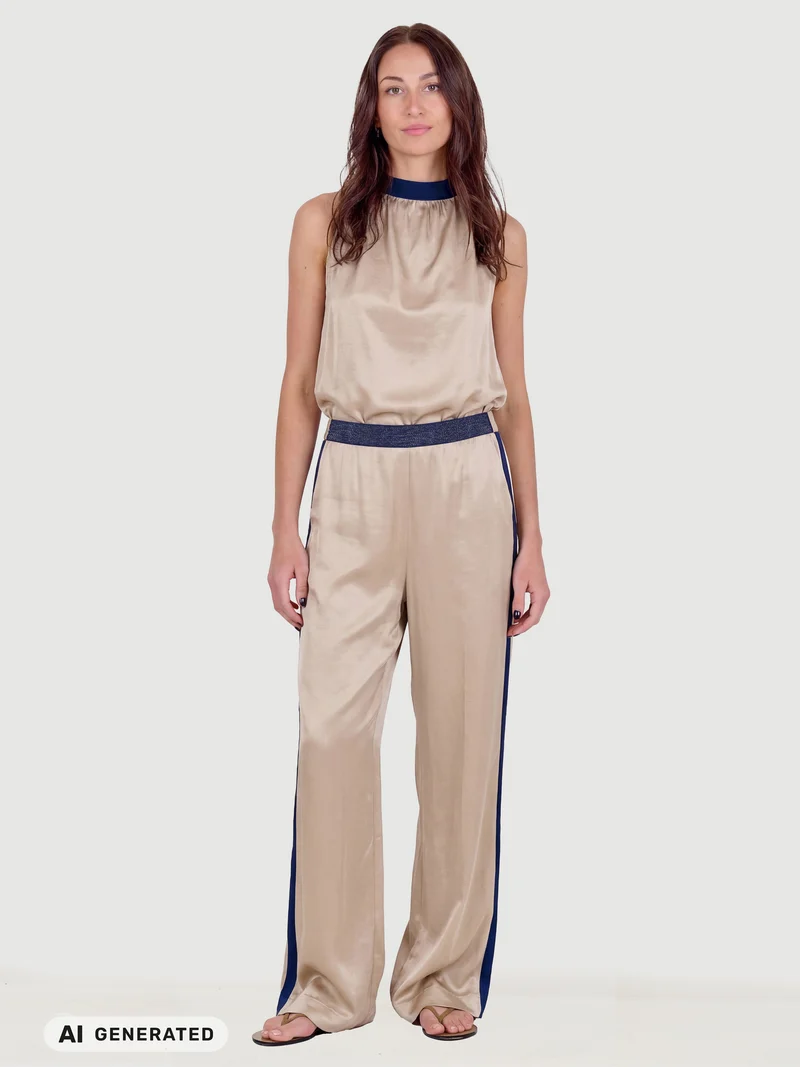 DIEM Top Halfter - Navy Mix