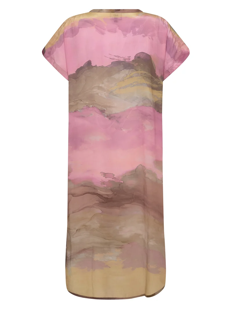 DANA Tunika Kleid - Pink mix
