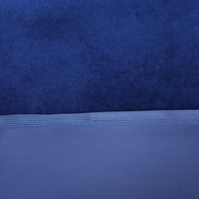 Stretch Samt Royalblau