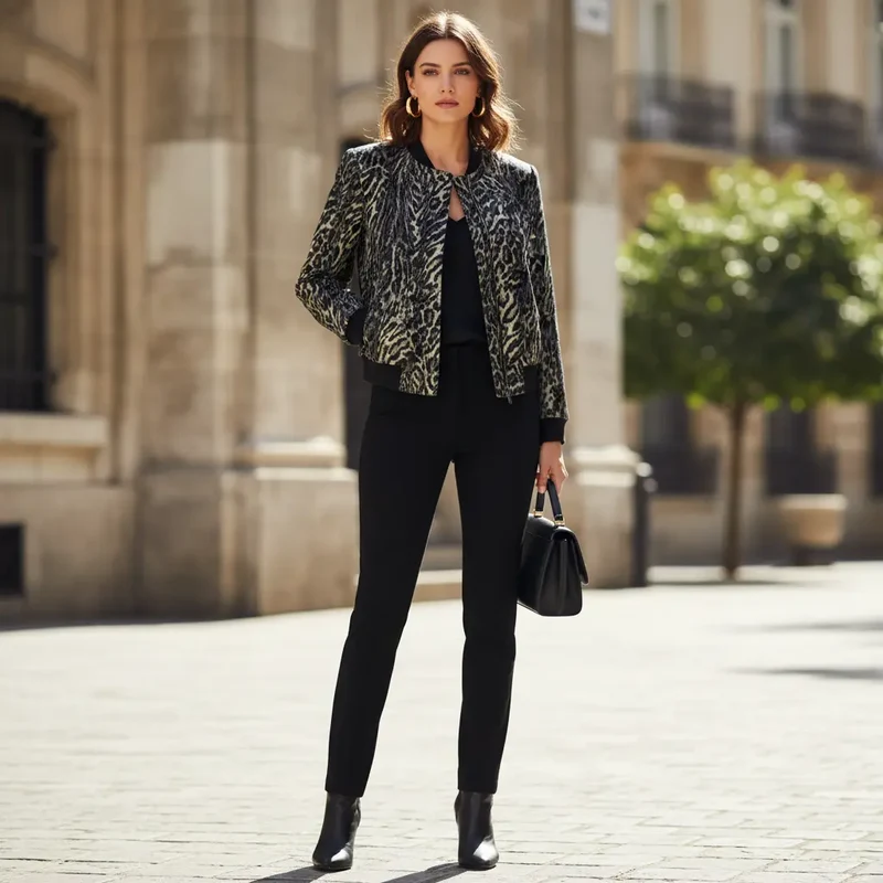 Doubleface Stoff | Tiger/Leopard