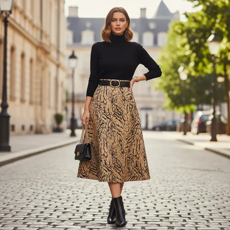 Doubleface Stoff | Tiger/Leopard