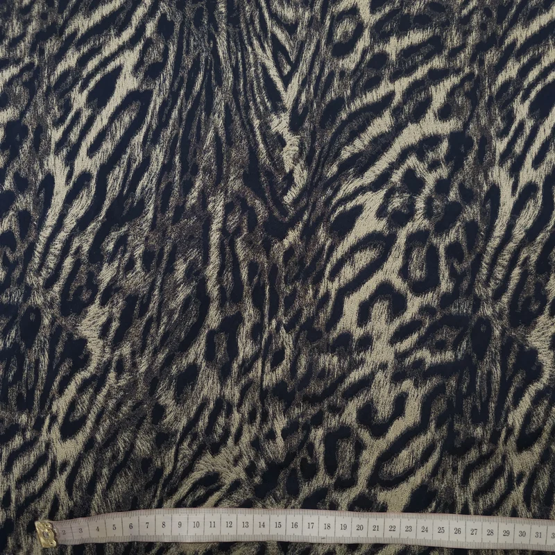 Doubleface Stoff | Tiger/Leopard