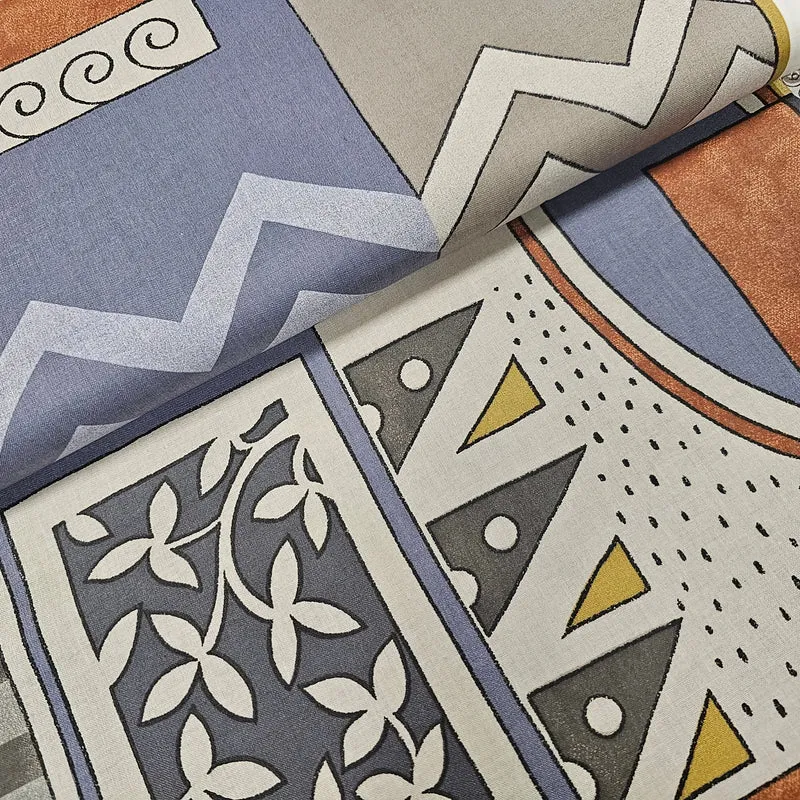 Baumwollstoff Popeline | geometrisches Muster