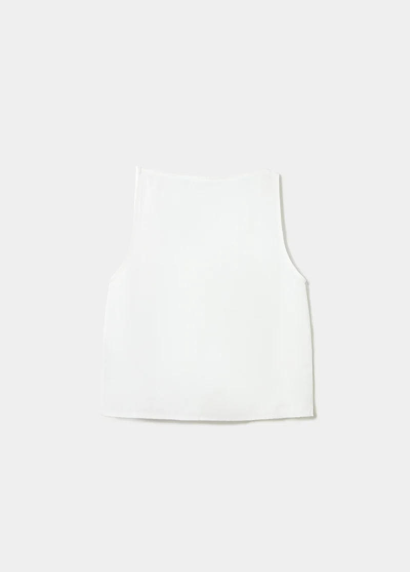 Linen flap top