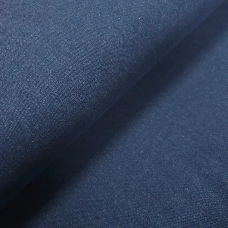 Jeansstoff uni blau