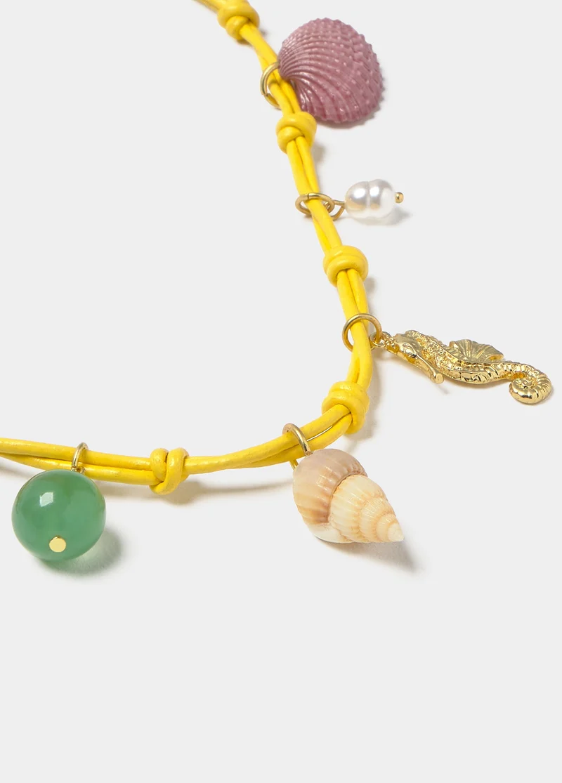 Marine piece necklace