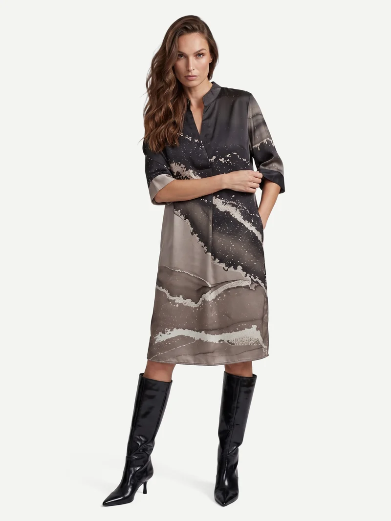 Cilje Tunika-Kleid - Cigar mix