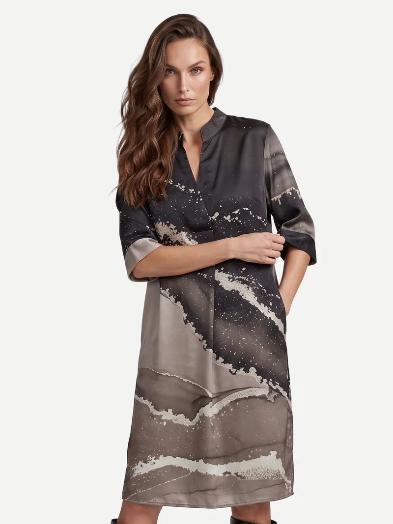 Cilje Tunika-Kleid - Cigar mix