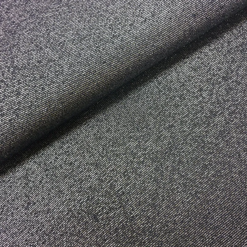 Glitzerstoff Dunkelblau