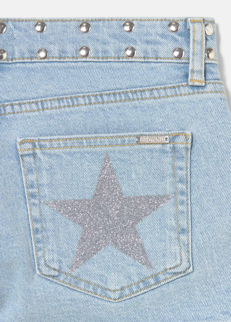 Glitter stud shorts