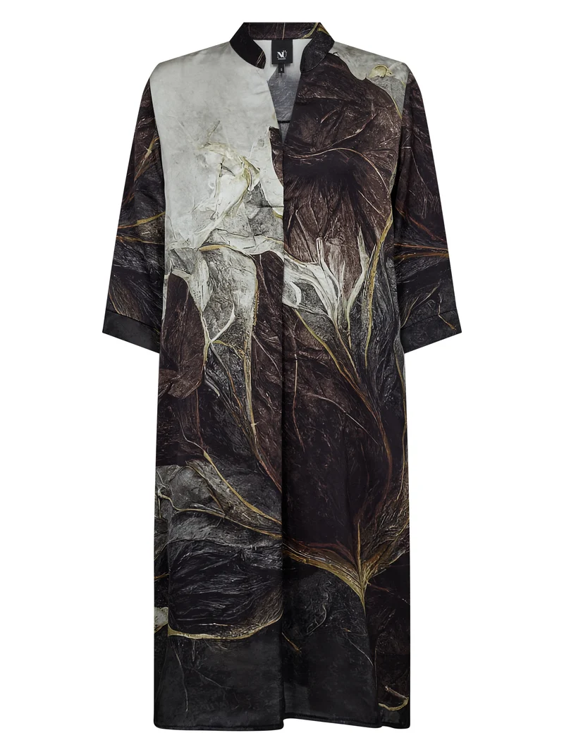 Cilje Tunika-Kleid - Brown Mix