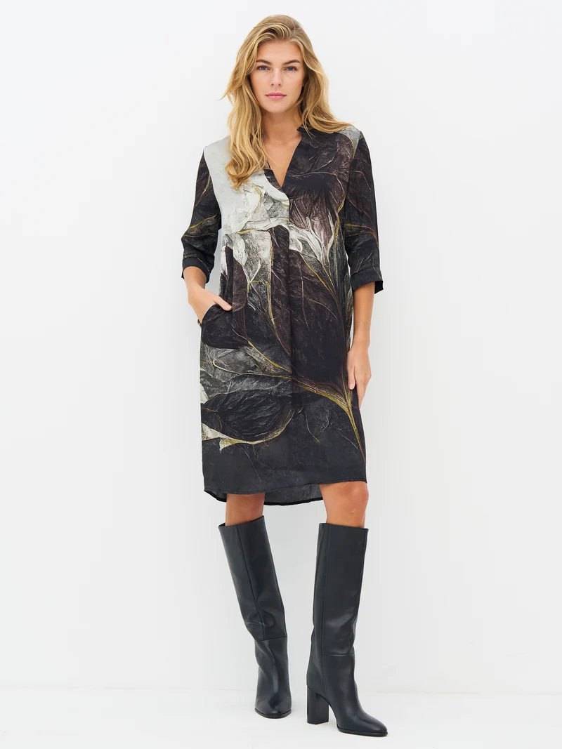 Cilje Tunika-Kleid - Brown Mix