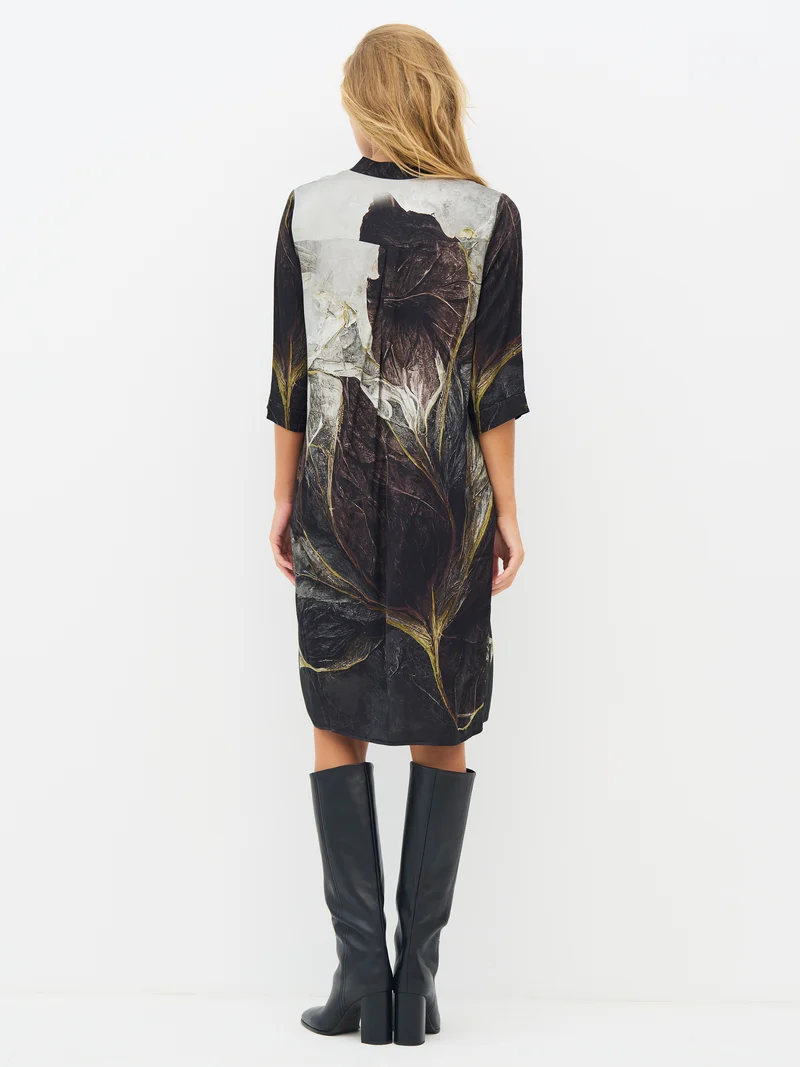 Cilje Tunika-Kleid - Brown Mix