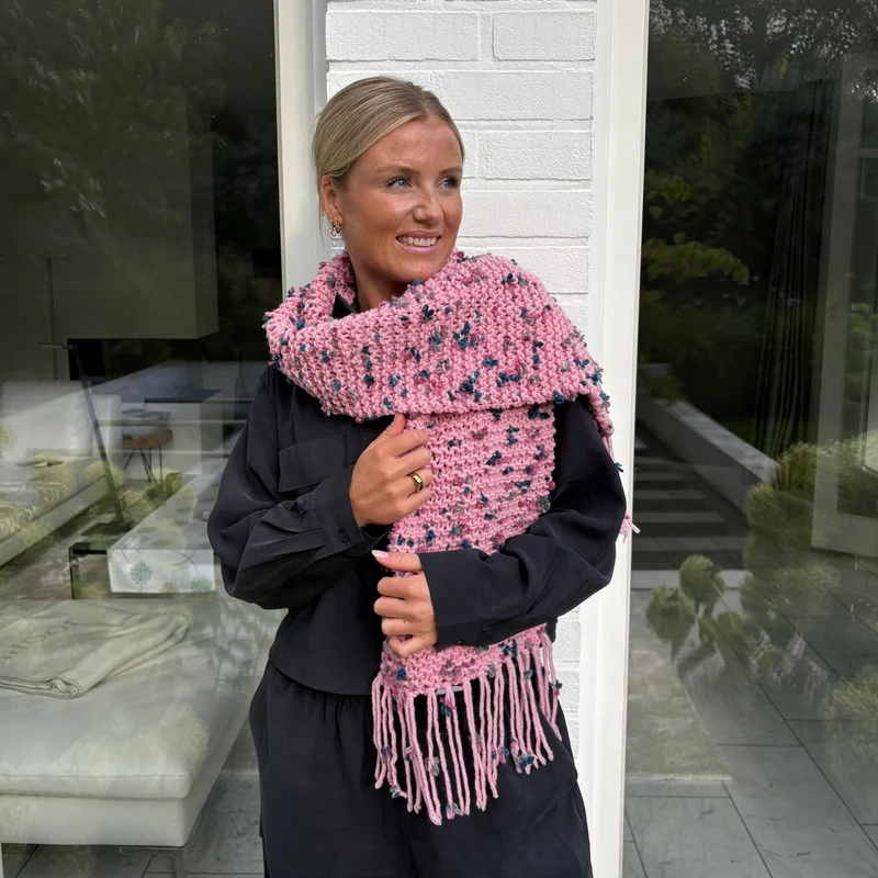 Strick-Set Anfänger BLOOM Schal (inkl. Anleitung)