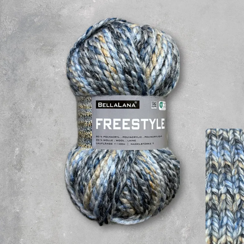 Strick-Set FREESTYLE Jacke (inkl. Strickanleitung)
