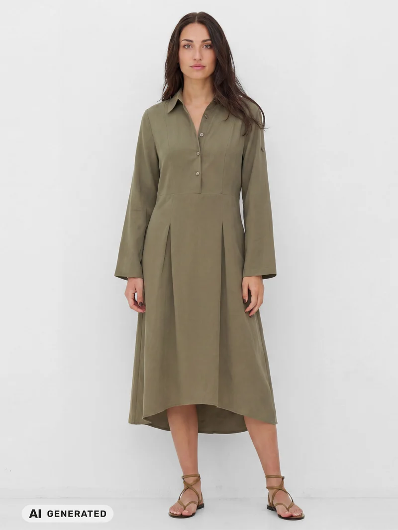 CECILIA Kleid - Army