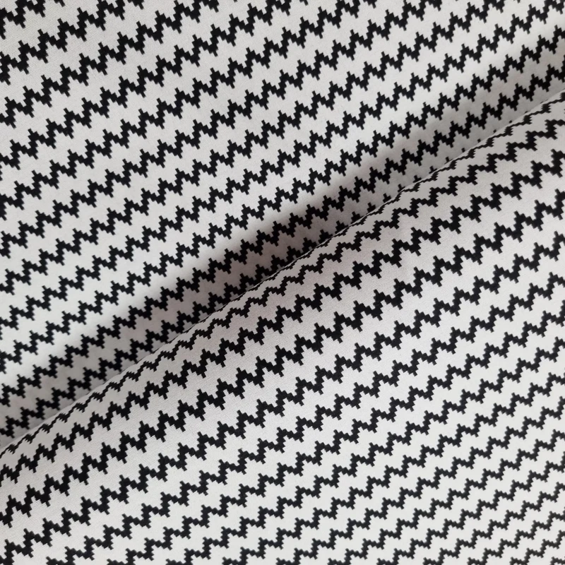Jacquard Stoff Zick-Zack Muster doppelseitig