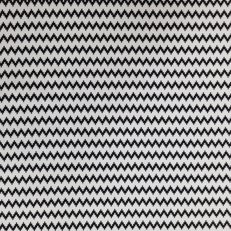 Jacquard Stoff Zick-Zack Muster doppelseitig