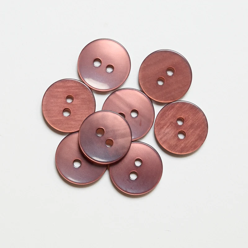 Mayflower Create Knapper - 2-Huls Transpla 14-23MM - Transparent Rosa