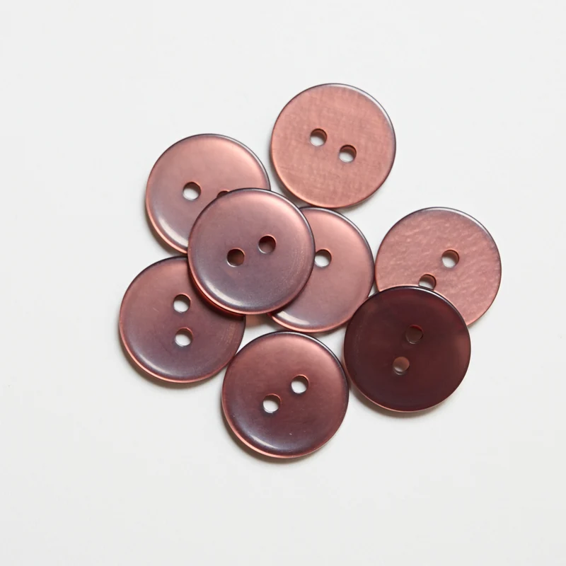 Mayflower Create Knapper - 2-Huls Transpla 14-23MM - Transparent Rosa