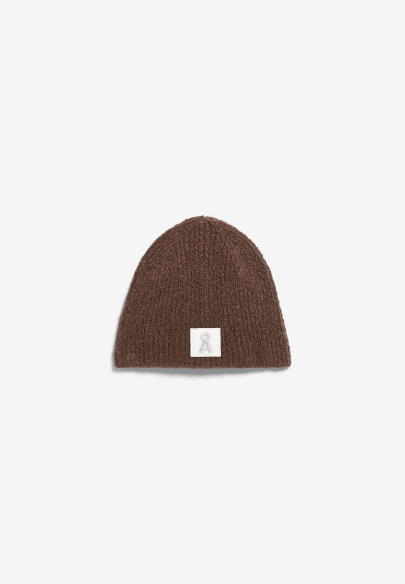 ICONIC Å BOUCLÉ-STRICKMÜTZE | claystone