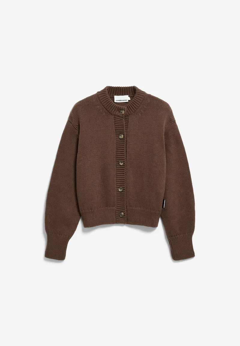 WINTER-BAUMWOLL-STRICKJACKE | claystone
