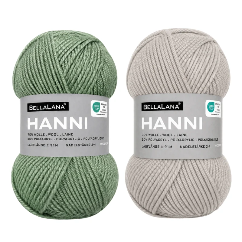 Strick-Set HANNI schöner Streifen-Pullover (inkl. Strickanleitung)