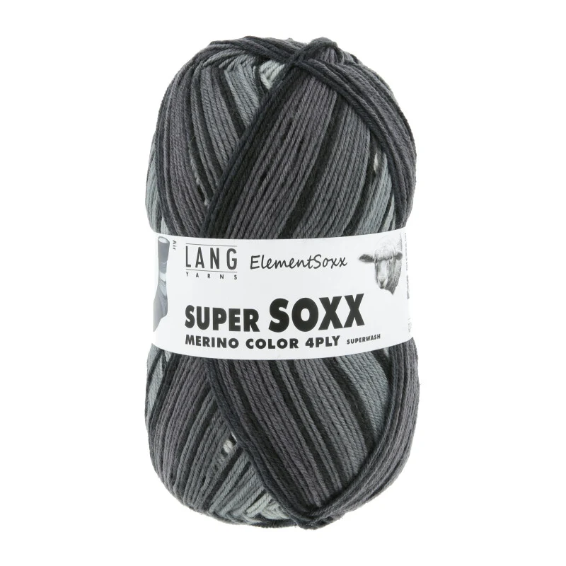 Lang Yarns Super Soxx Merino Farbe 4-fädig