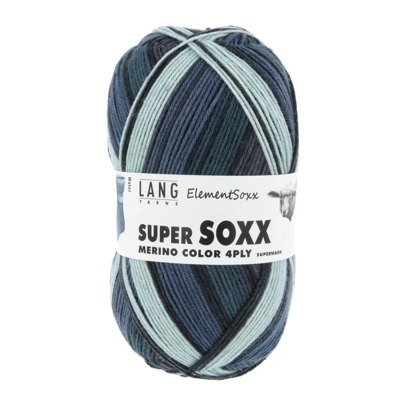 Lang Yarns Super Soxx Merino Farbe 4-fädig