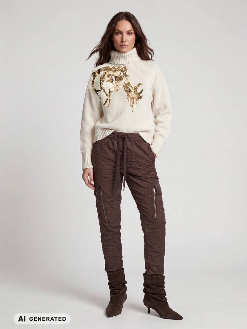 CARMEN Cargo Hose - Brown