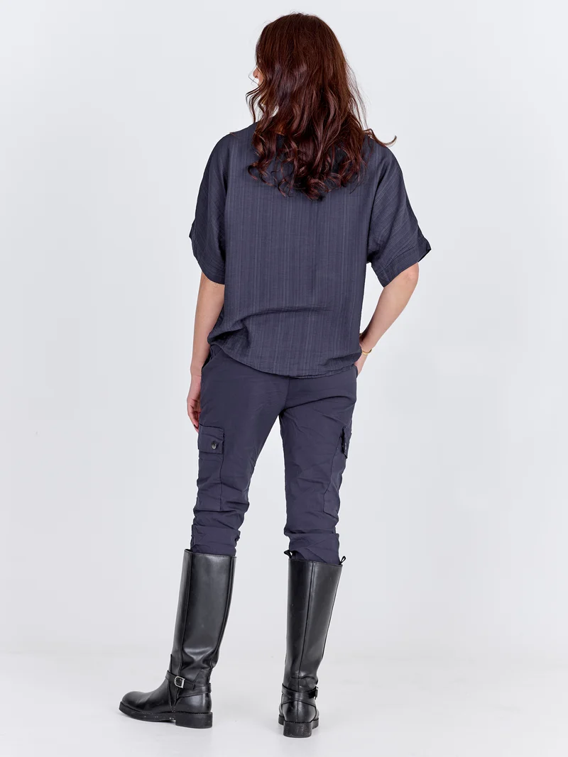 CINDA Bluse - Navy