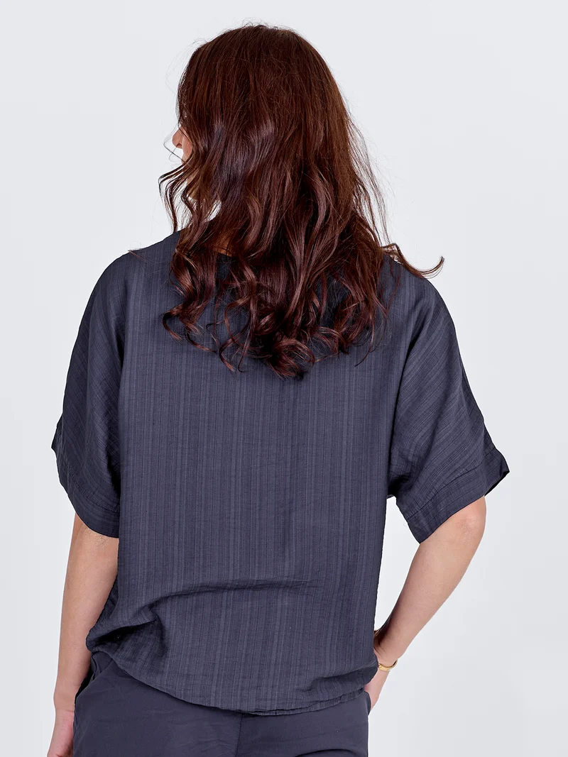 CINDA Bluse - Navy