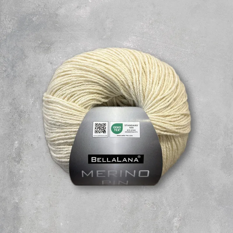 Strick-Set MERINO Pullover mit Rautenmuster (inkl. Strickanleitung)