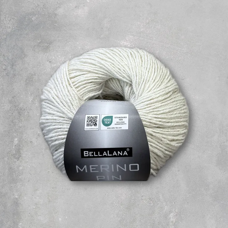 Strick-Set MERINO Pullover mit Rautenmuster (inkl. Strickanleitung)