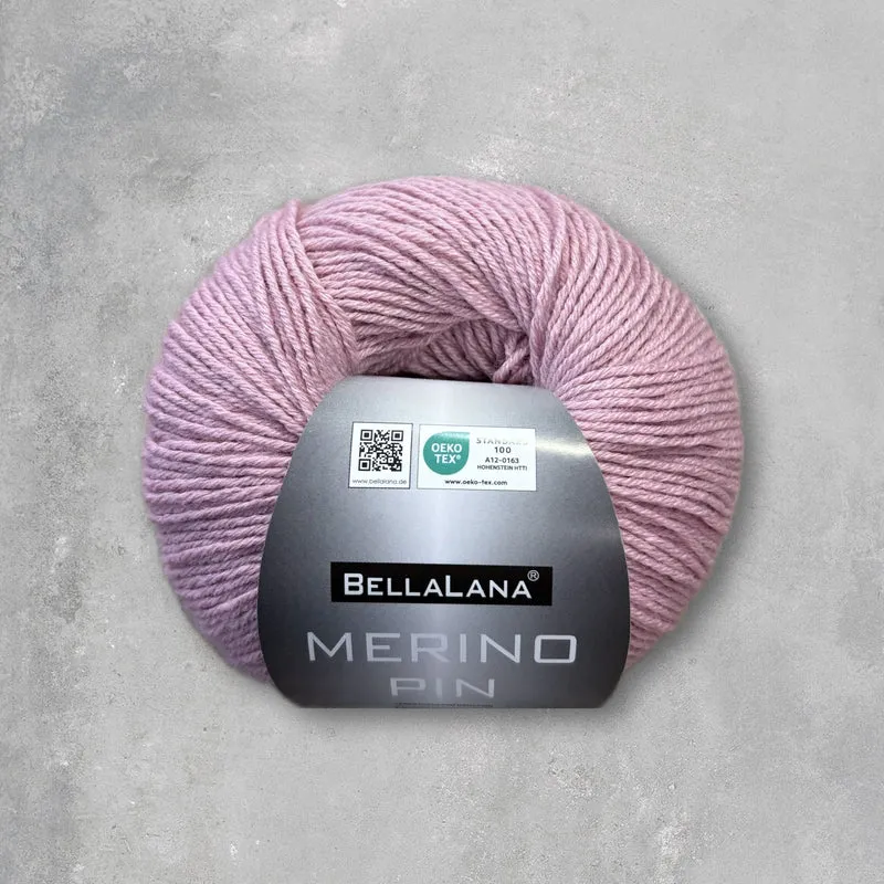 Strick-Set MERINO Pullover mit Rautenmuster (inkl. Strickanleitung)