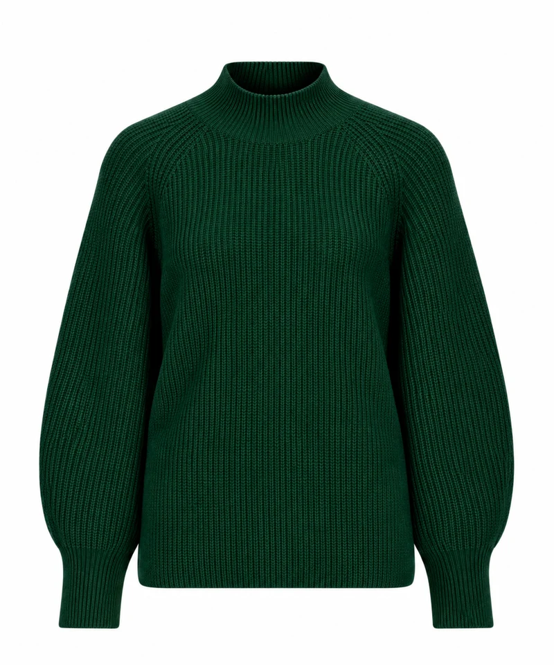 Kaschmirpullover – Moderne Silhouette trifft luxuriöse Qualität Pinie