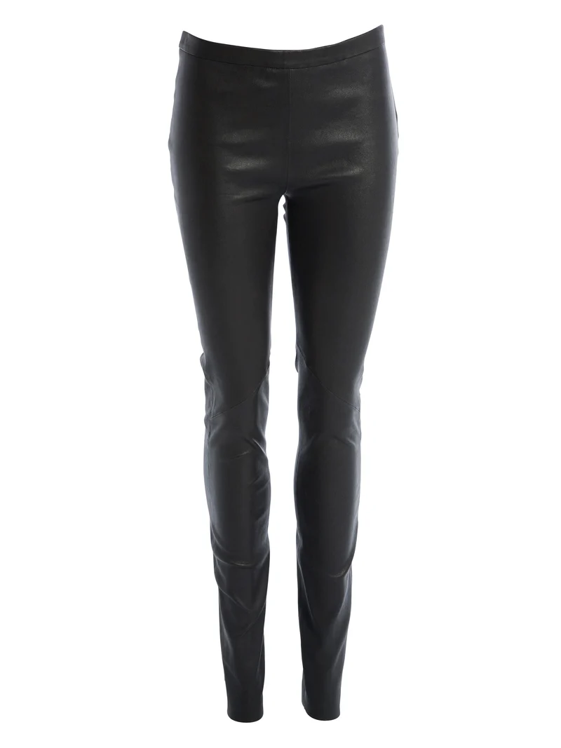 MILJA Lederleggings - Schwarz