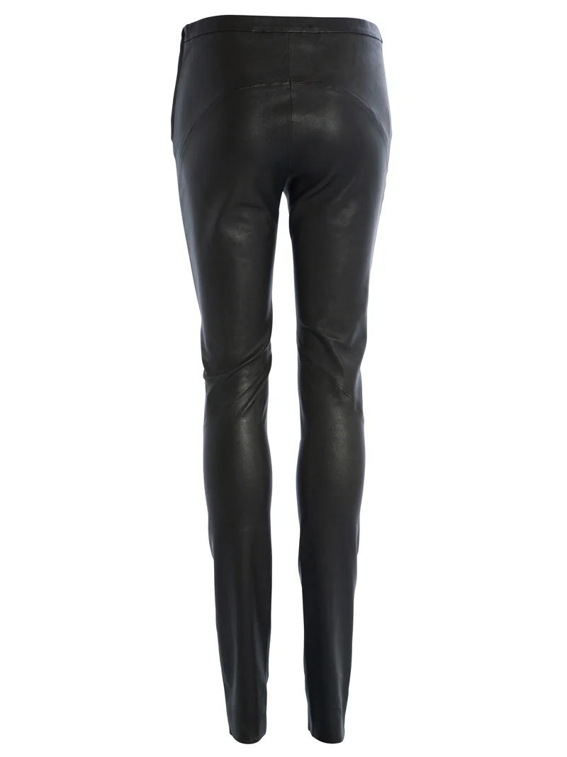 MILJA Lederleggings - Schwarz