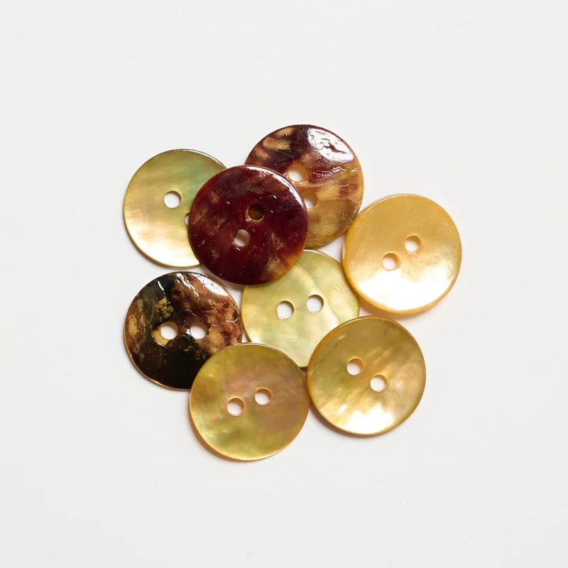 Mayflower Create Knapper - Pearl 15-20mm - 8 stk/pr pose