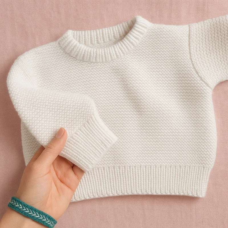 Strick-Set BabyLana Baby-Pullover (inkl. Strickanleitung)