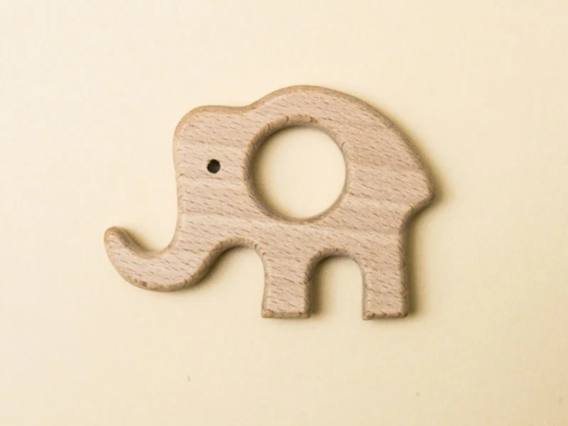 Greifring aus Holz - Tiermotiv