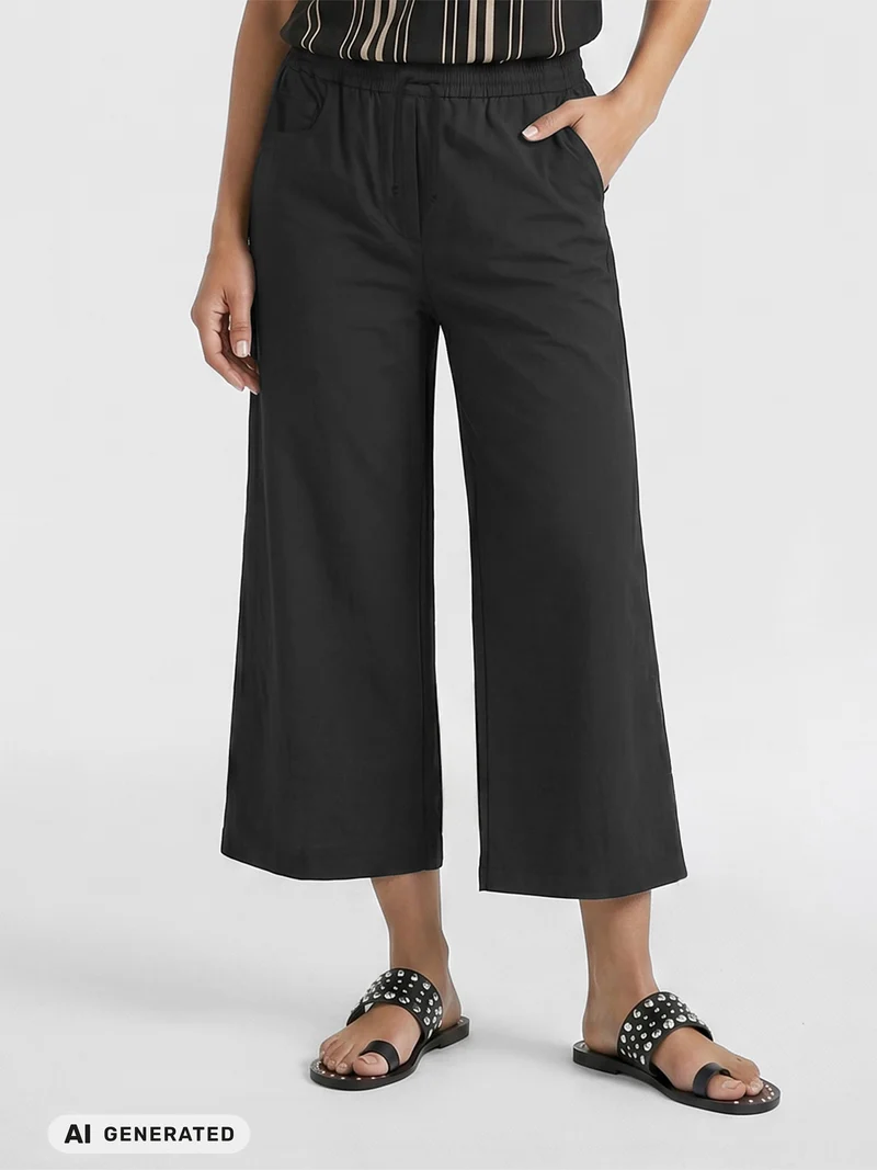 Ziga Culotte Hose - Schwarz