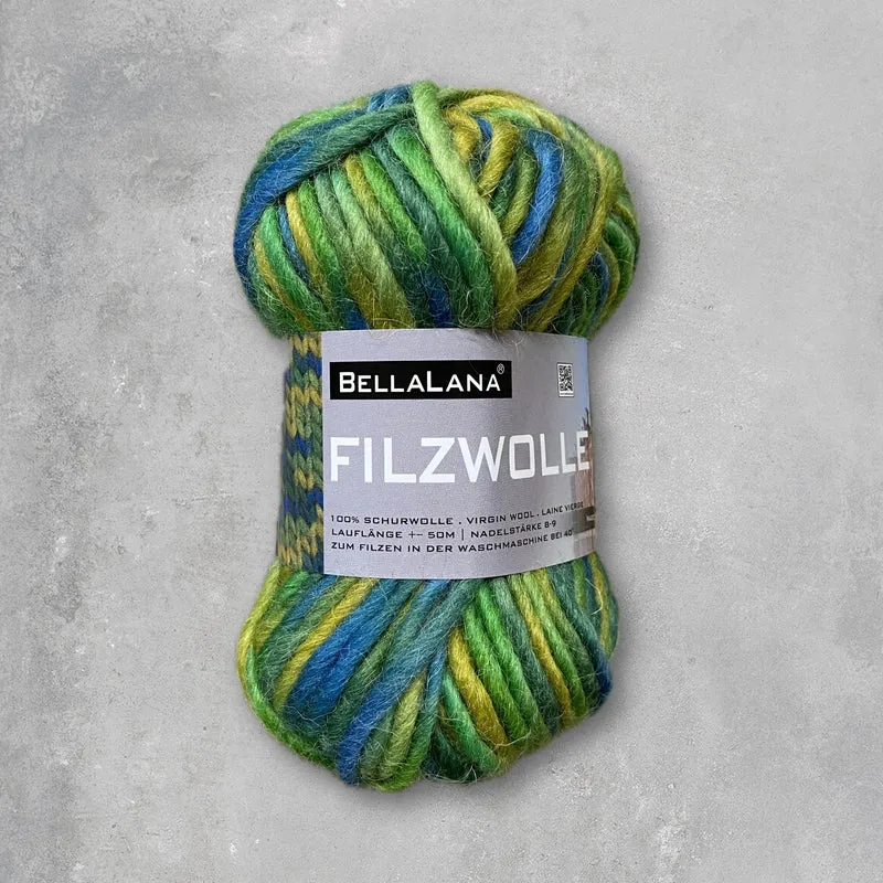 Strick-Set FILZWOLLE kuschelige Hausschuhe (inkl. Strick- & Filzanleitung)