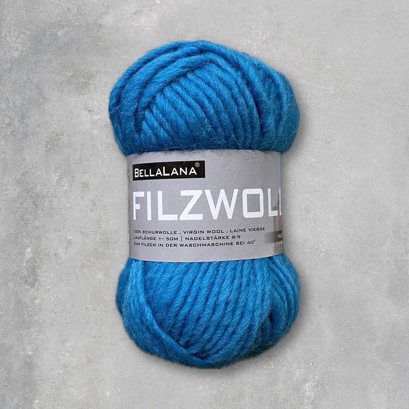 Strick-Set FILZWOLLE kuschelige Hausschuhe (inkl. Strick- & Filzanleitung)