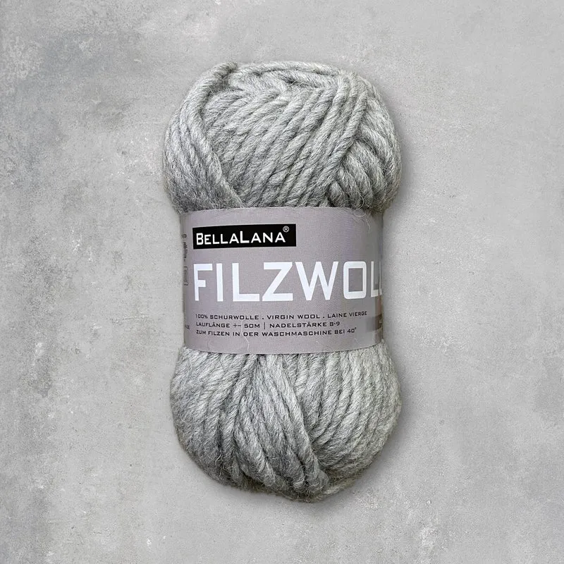 Strick-Set FILZWOLLE kuschelige Hausschuhe (inkl. Strick- & Filzanleitung)