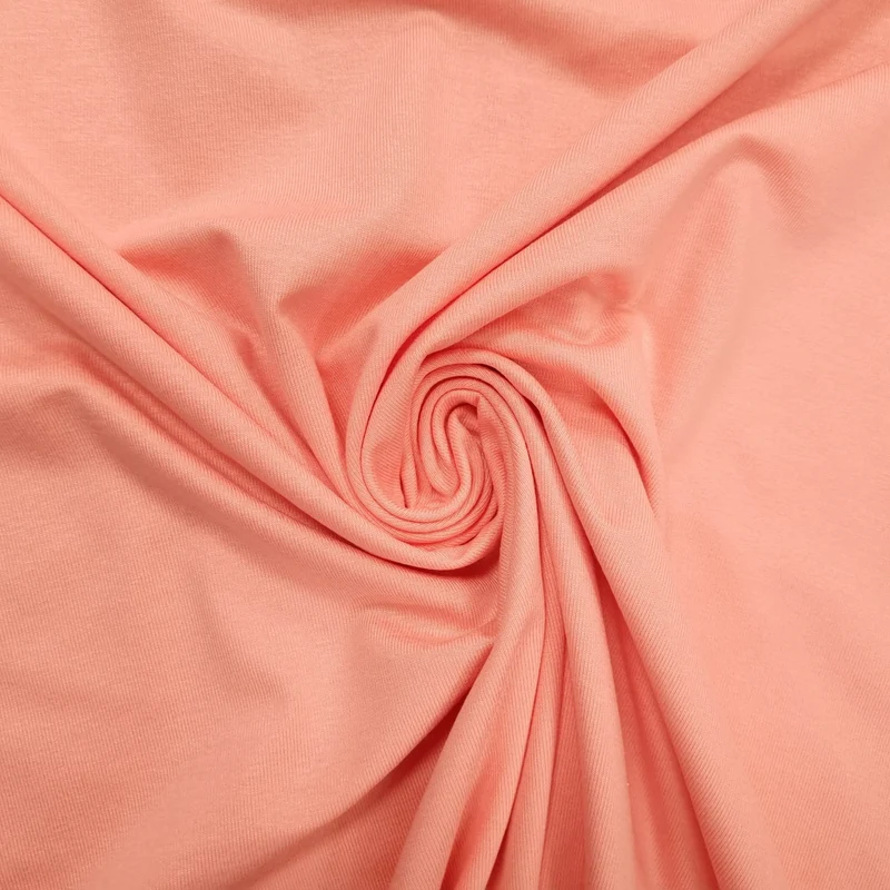 Viskosejersey uni rosè