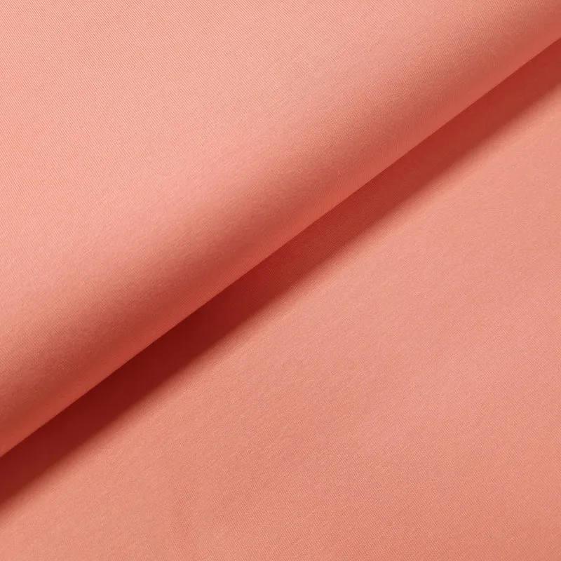 Viskosejersey uni rosè