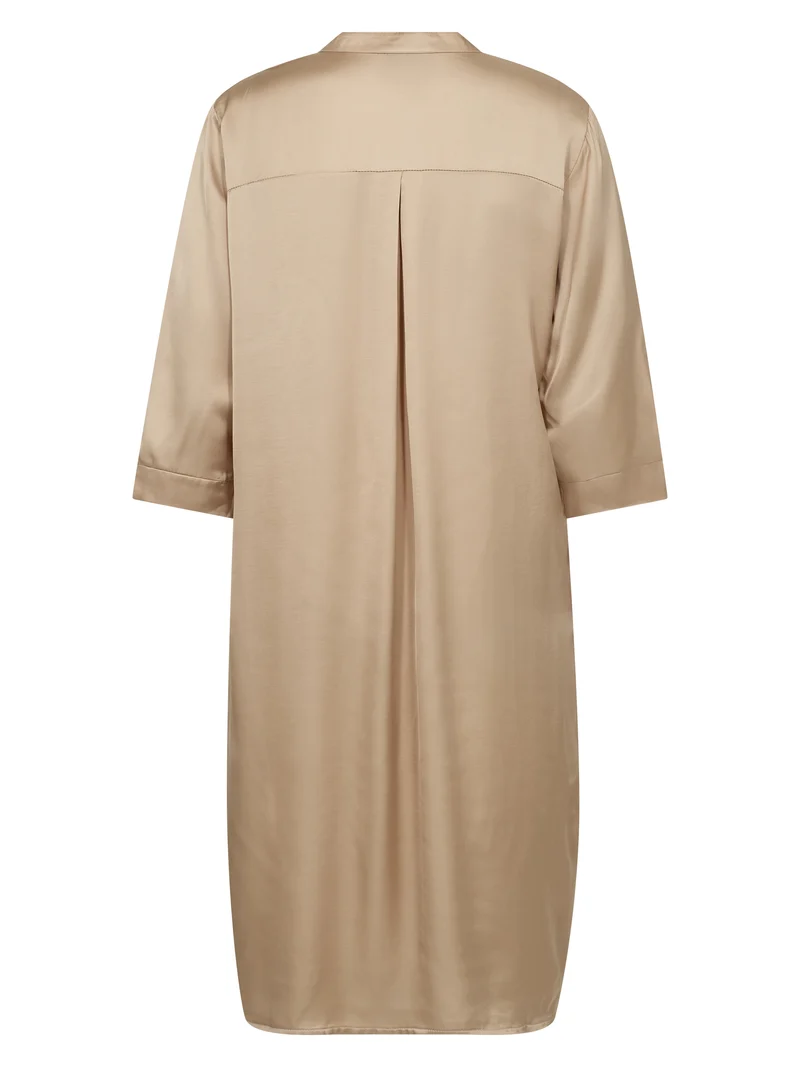 CILJE Tunika-Kleid einfarbig - sand